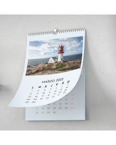 Calendario de pared wire-o