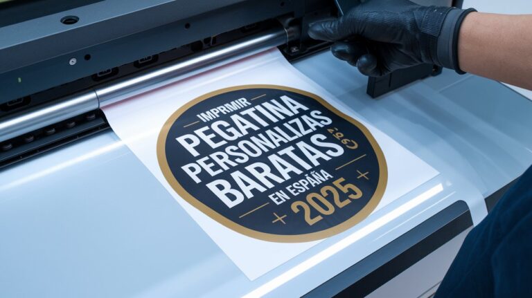 Imprimir Pegatinas Personalizadas Baratas en España 2025