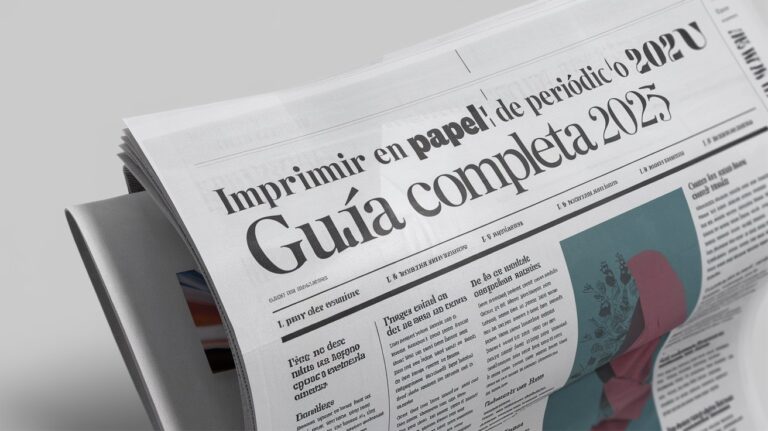 Imprimir en Papel de Periódico: Guía Completa 2025