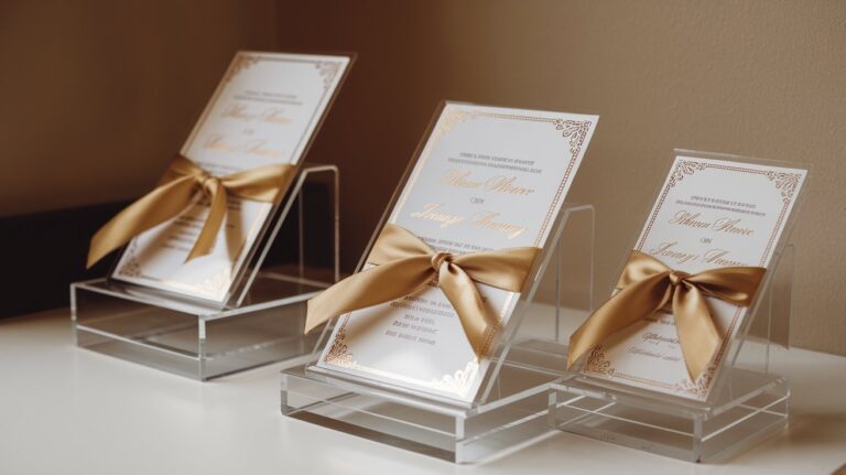 Invitaciones de Boda Metacrilato: Elegancia Transparente 2025